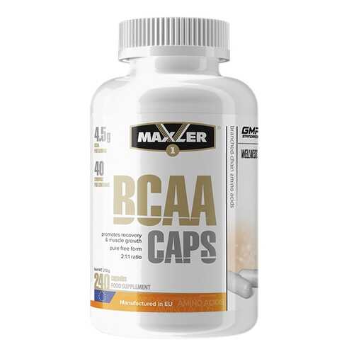 Maxler BCAA Capsules 240 капсул без вкуса в Интерспорт