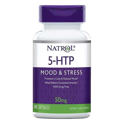 Natrol 5-HTP 45 капсул без вкуса в Интерспорт