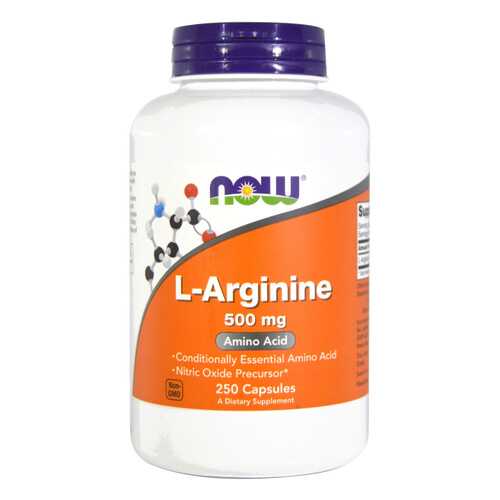 NOW Sports L-Arginine 500 250 капсул без вкуса в Интерспорт