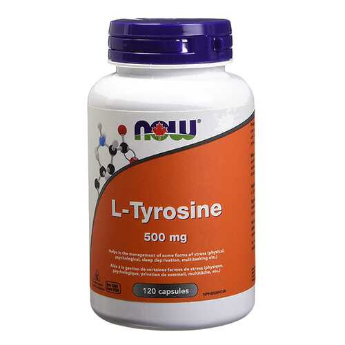 NOW Sports L-Tyrosine 120 капсул без вкуса в Интерспорт