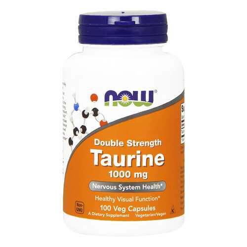 NOW Sports Taurine 100 капсул без вкуса в Интерспорт