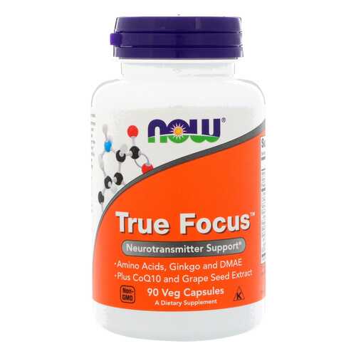 NOW Sports True Focus 90 капсул без вкуса в Интерспорт
