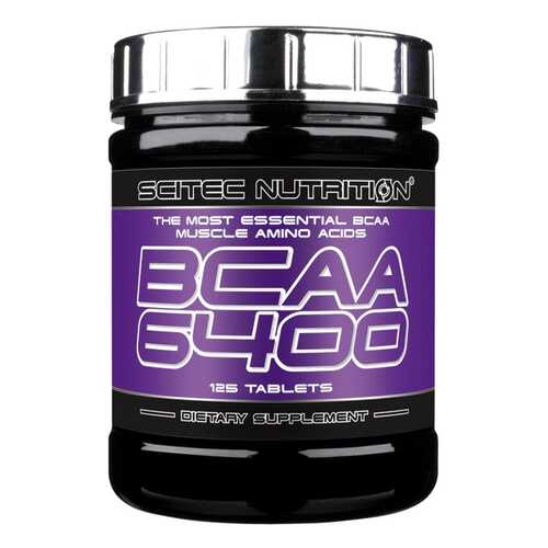 Scitec Nutrition BCAA 6400 125 таблеток без вкуса в Интерспорт