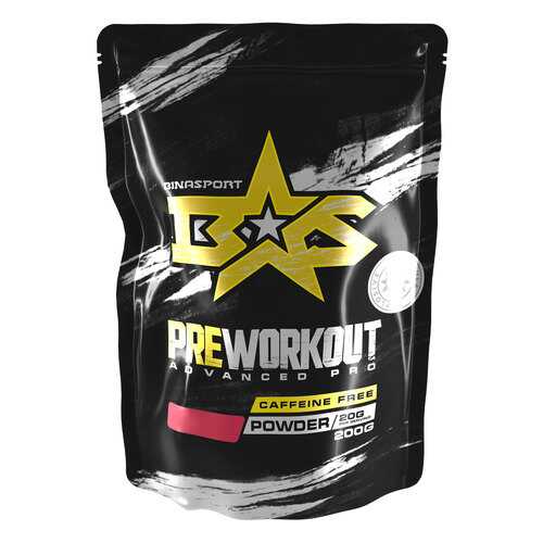 Предтренировочный комплекс Binasport Pre-Workout Advanced Pro без кофеина 200 г, Ананас в Интерспорт
