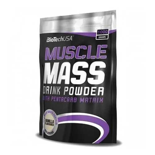 BioTech USA Muscle Mass (Ваниль, 1000 г) в Интерспорт