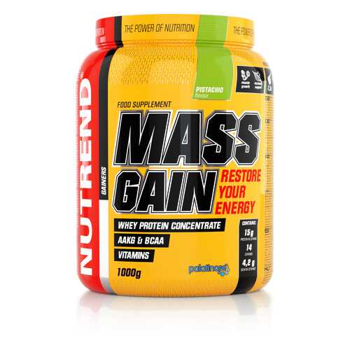 Гейнер NUTREND Mass Gain (1.0 кг) фисташковый в Интерспорт
