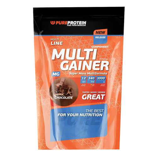 Гейнер PureProtein Multi Gainer 1000 г двойной шоколад в Интерспорт