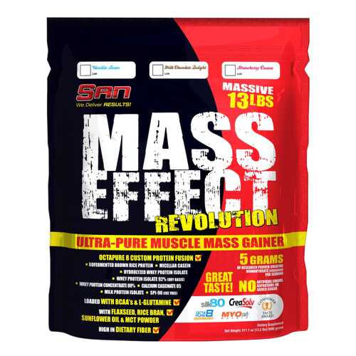 Гейнер SAN Mass Effect Revolution 5900 г Milk Chocolate Delight в Интерспорт