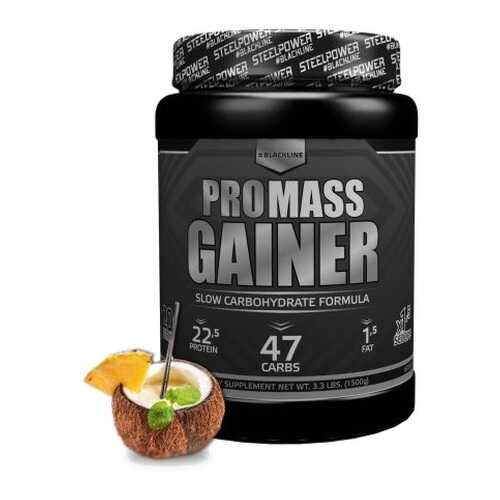Гейнер Steel Power Nutrition Pro Mass Gainer 1500 г пина-колада в Интерспорт