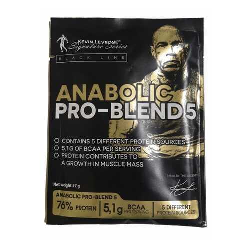 Многокомпонентный протеин Kevin Levrone Anabolic Pro-Blend 5, 27г (Шоколад) в Интерспорт