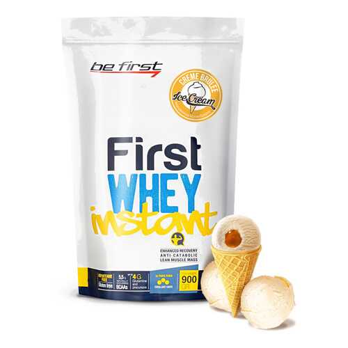 Протеин Be First Whey Instant 900 г Creme Brulee Ice-Cream в Интерспорт