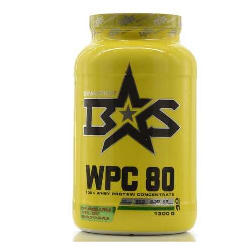 Протеин Binasport WPC 80 Whey Protein 1300 г Apple-Cinnamon в Интерспорт