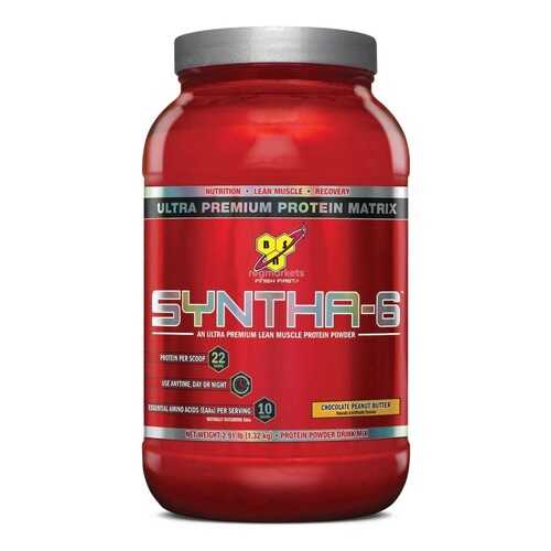Протеин BSN Syntha-6 1320 г Peanut Butter Chocolate в Интерспорт