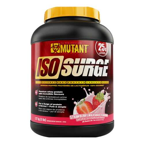 Протеин Mutant Iso Surge 2270 г Strawberry Milkshake в Интерспорт