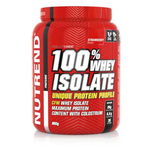 Протеин NUTREND 100% Whey Isolate (0.9 кг) клубника в Интерспорт