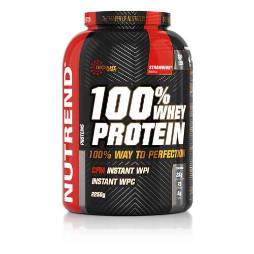 Протеин NUTREND 100% Whey Protein (2.3 кг) клубника в Интерспорт