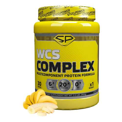 Протеин STEEL POWER WCS Complex 900 г (Банан) в Интерспорт