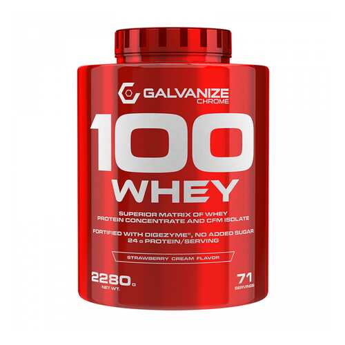 Протеин сывороточный GALVANIZE 100 Whey Protein 2270 г вкус: Французская Ваниль в Интерспорт
