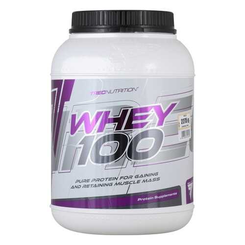 Протеин Trec Nutrition Whey 100 2275 г Vanilla в Интерспорт