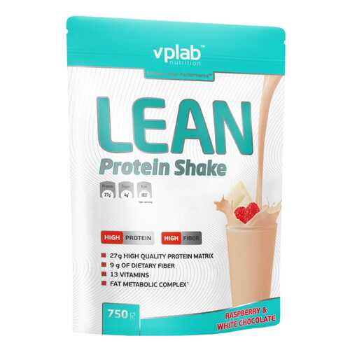 Протеин VPLab Lean Protein 750 г Raspberry-White Chocolate в Интерспорт