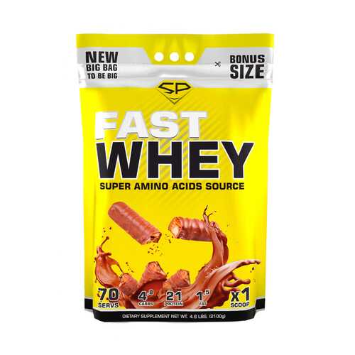 Сывороточный протеин Fast Whey, 2100 г, Твикс, SteelPower в Интерспорт