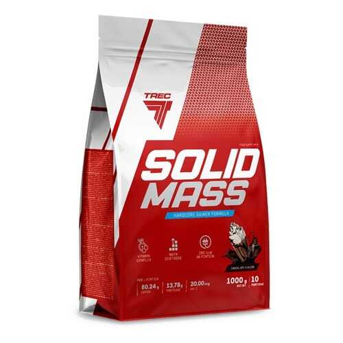 Trec Nutrition Гейнер Solid Mass, 1000 г, вкус: шоколад в Интерспорт