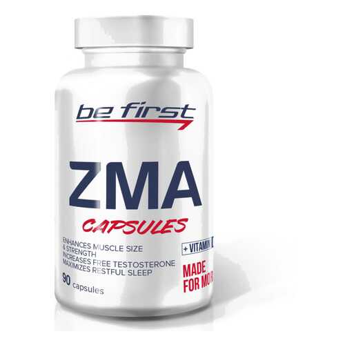 Be First ZMA + vitamin D3 (90 капсул) - магний цинк витамины для мужского здоровья в Интерспорт
