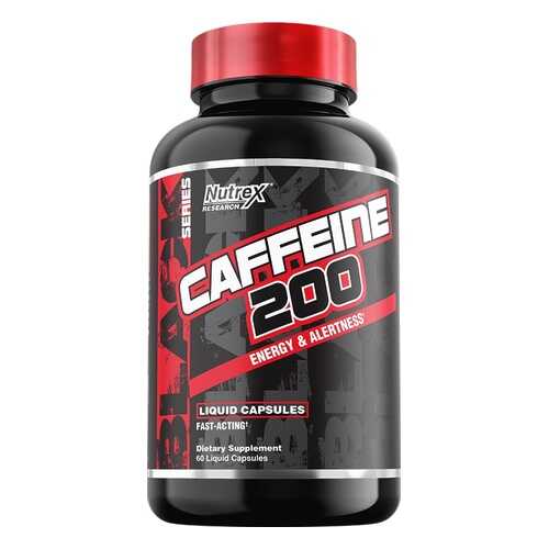 Nutrex Caffeine 200 liquid 60 cap (60 капс.) в Интерспорт