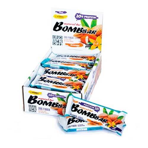 BOMBBAR Bombbar Протеиновые батончики Bombbar, 20 шт, вкус: миндаль в Интерспорт