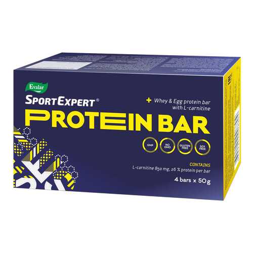 Протеиновый батончик Эвалар SportExpert 200 г ванильно-карамельный в Интерспорт