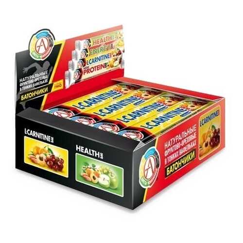 Спортивный батончик АКАДЕМИЯ-Т CHAMPIONS L-CARNITINE BAR 16 шт. в Интерспорт