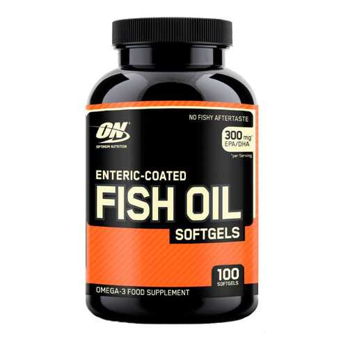 Omega-3 Optimum Nutrition Fish Oil Softgels 100 капс. в Интерспорт