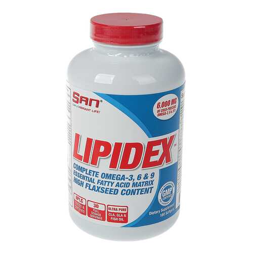 Omega-3 SAN Lipidex 180 капс. в Интерспорт