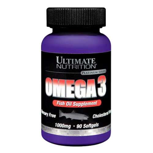 Omega-3 Ultimate Nutrition 90 капс. в Интерспорт
