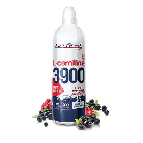 Be First L-Carnitine 3900, 1000 мл, Wild Berries в Интерспорт