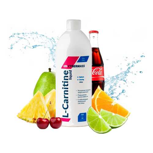 CyberMass L-Carnitine Liquid, 500 мл, апельсин в Интерспорт