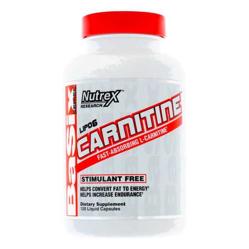 Nutrex Lipo 6 Carnitine, 120 капсул в Интерспорт