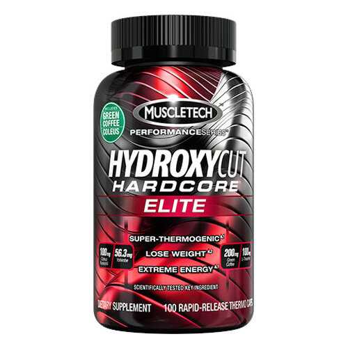 Жиросжигатель MuscleTech Hydroxycut Hardcore Elite, 100 капсул в Интерспорт