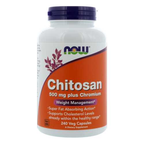 Жиросжигатель NOW Sports Chitosan Plus, 120 капсул в Интерспорт