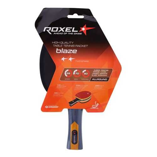Ракетка для настольного тенниса Roxel Blaze 2*, Тренировочный Blaze в Интерспорт