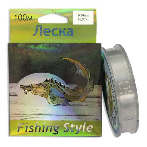 Леска монофильная Fishing Style RL2925 0,5 мм, 100 м, 16,9 кг в Интерспорт