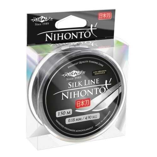 Леска монофильная Mikado Nihonto Silk Line 0,18 мм, 150 м, 4,9 кг в Интерспорт