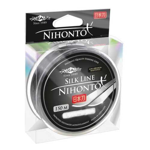 Леска монофильная Mikado Nihonto Silk Line 0,22 мм, 150 м, 6,3 кг в Интерспорт