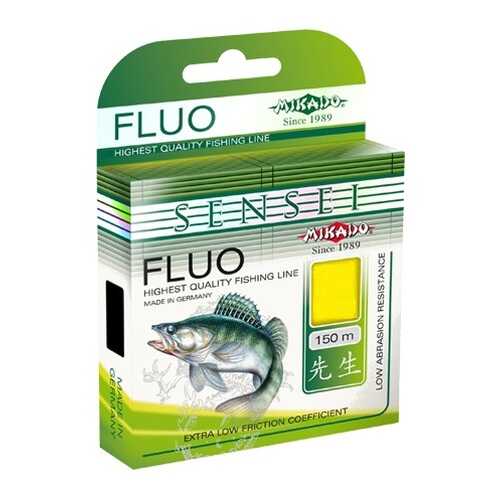 Леска монофильная Mikado Sensei Fluo 0,33 мм, 150 м, 11,3 кг в Интерспорт