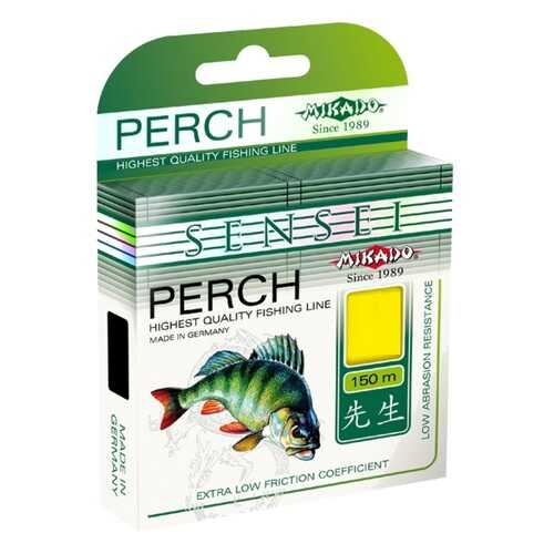 Леска монофильная Mikado Sensei Perch 0,2 мм, 150 м, 5,85 кг в Интерспорт