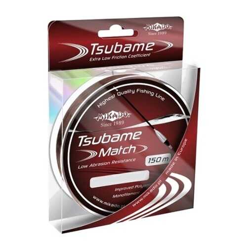 Леска монофильная Mikado Tsubame Match 0,26 мм, 150 м, 8,9 кг в Интерспорт