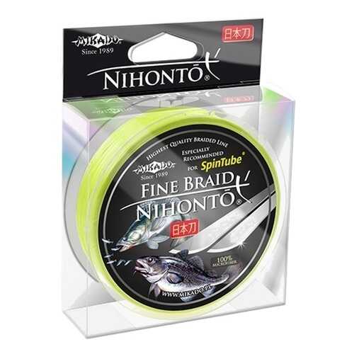 Шнур плетёный Mikado Nihonto Fine Braid Fluo, 0,23 в Интерспорт