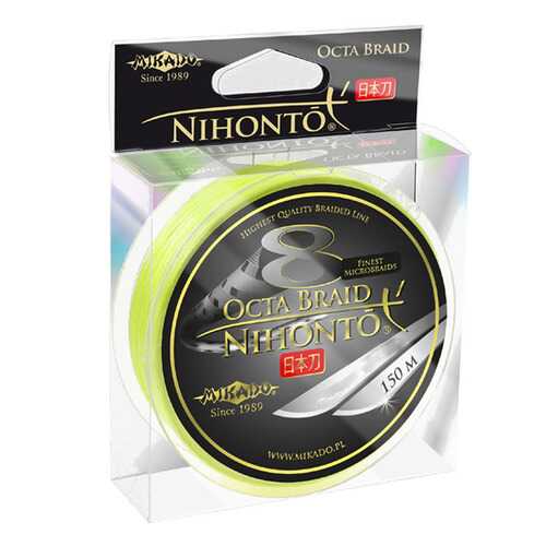 Шнур плетёный Mikado Nihonto Octa Braid Fluo, 0,14 в Интерспорт