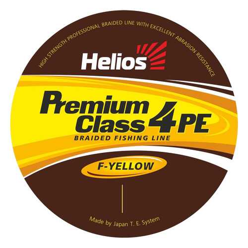 Шнур PREMIUM CLASS 4 PE BRAID Fluorescent Yellow 135m в Интерспорт