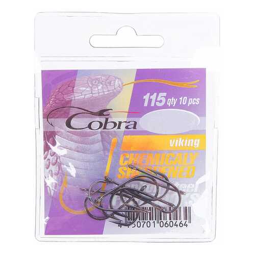 Рыболовные крючки Cobra Cobra-115 №12 №12, 10 шт. в Интерспорт